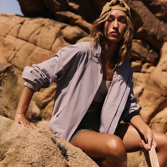 FP Movement by Free People Jackets & Blazers - BNWOT Free People Cascade Packable Hike Zip Up in Light Purple - Medium
